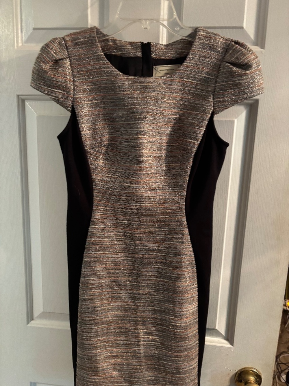 Moulinette Soeurs Black Multicolrs Shimmer Dress Siz 2P